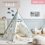 Under the Stars Teepee - Bear Adventures (Large Size) (Discount applied at checkout)